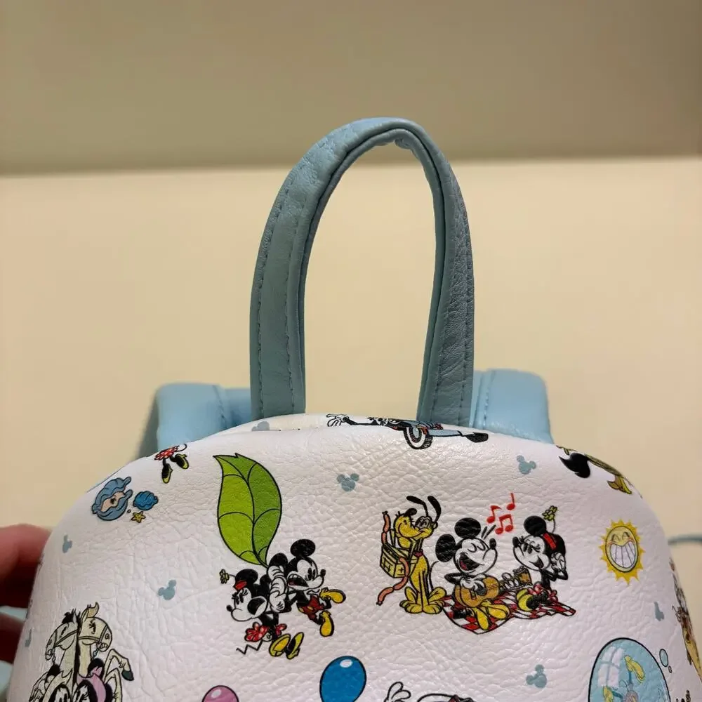 Disney Parks Loungefly Mickey & Minnie’s Runaway Railway Mini Backpack